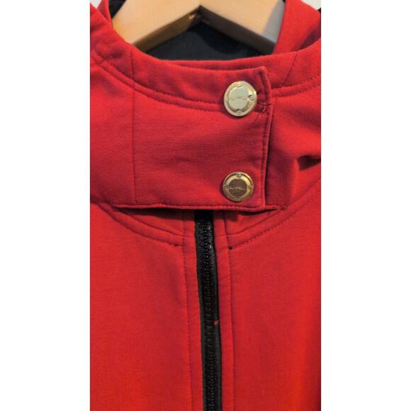 Ralph Lauren Women’s Red & Black Zip Up Hoodie Size XL - Picture 2 of 6